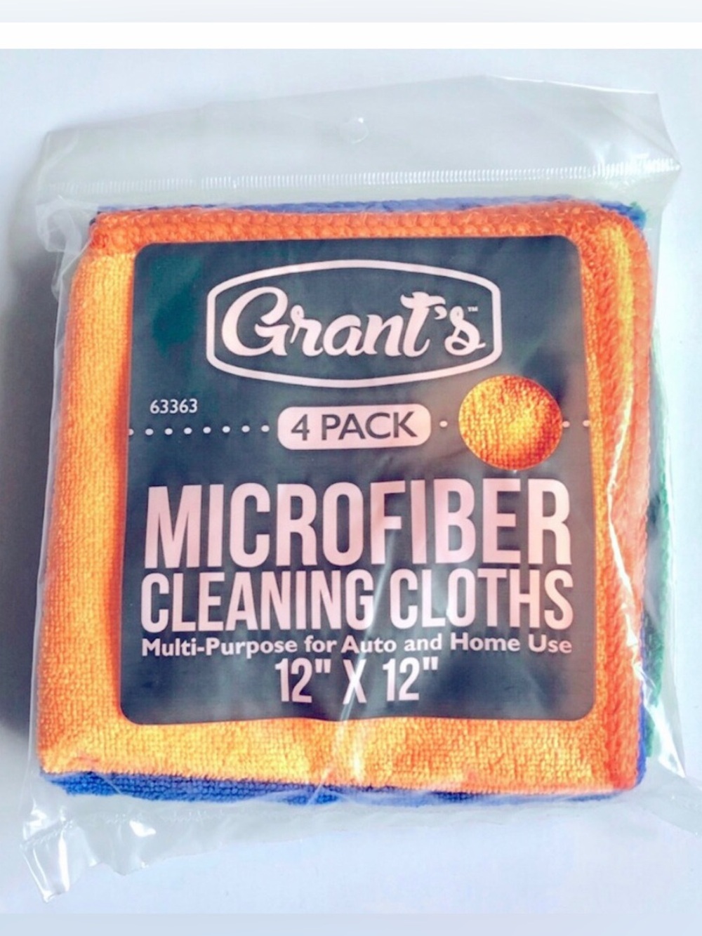 3/$15 NEW Microfiber Towels Cleaning Cloths 12”x 12”, SET OF 4, Different Colors